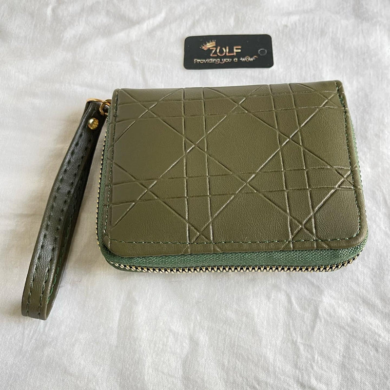 Olive Bow Wallet