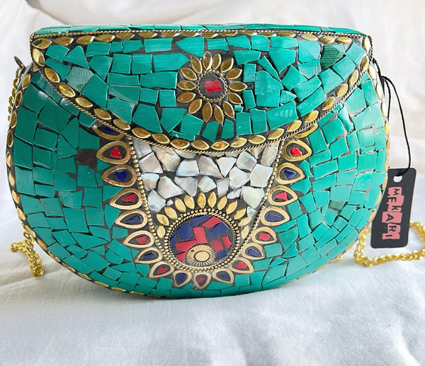 Turquoise Afghani Bag