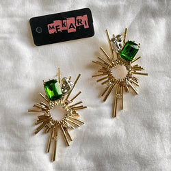 Nightfall Earrings (Emerald)