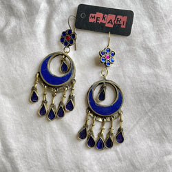 Afghan Neelum  Earrings
