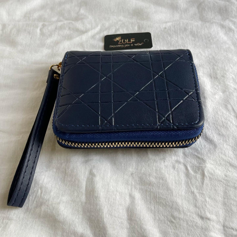 Blue Bow Wallet